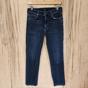 Citizens of Humanity Wmns Sz 29 Cara High Rise Cigarette Ankle Med Wash Jeans